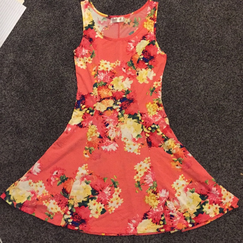 Floral print dress